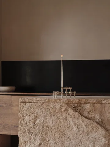 스토프 에스터 앤 에릭 테이퍼드 캔들 6개 세트 - White - STOFF Nagel