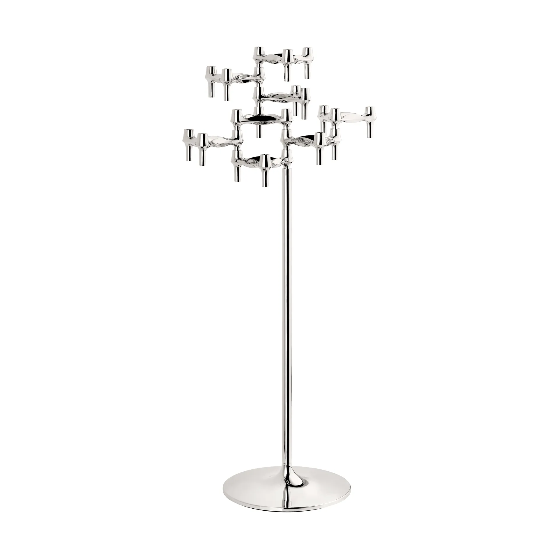 스토프 나겔 플로어 캔들 스틱 70 cm, Chrome STOFF Nagel