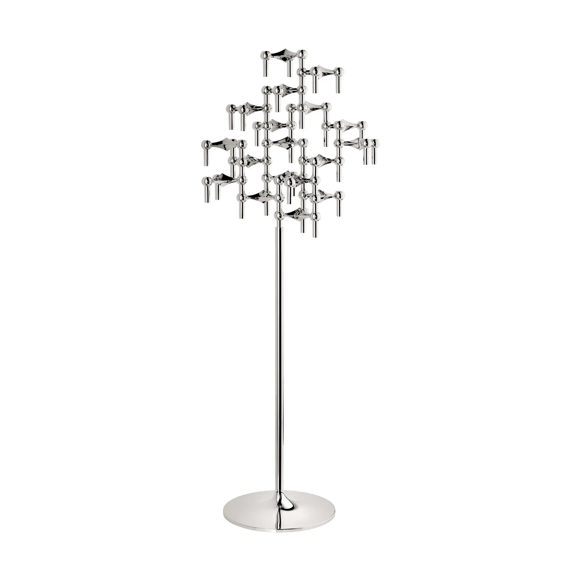 스토프 나겔 플로어 캔들 스틱 70 cm, Chrome STOFF Nagel