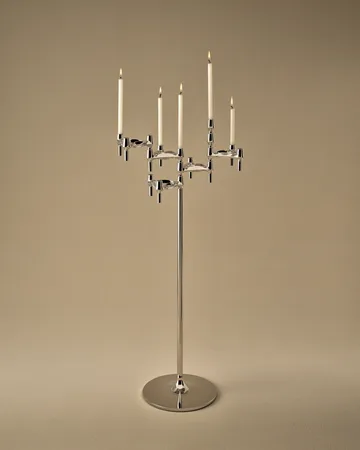 스토프 나겔 플로어 캔들 스틱 70 cm - Chrome - STOFF Nagel