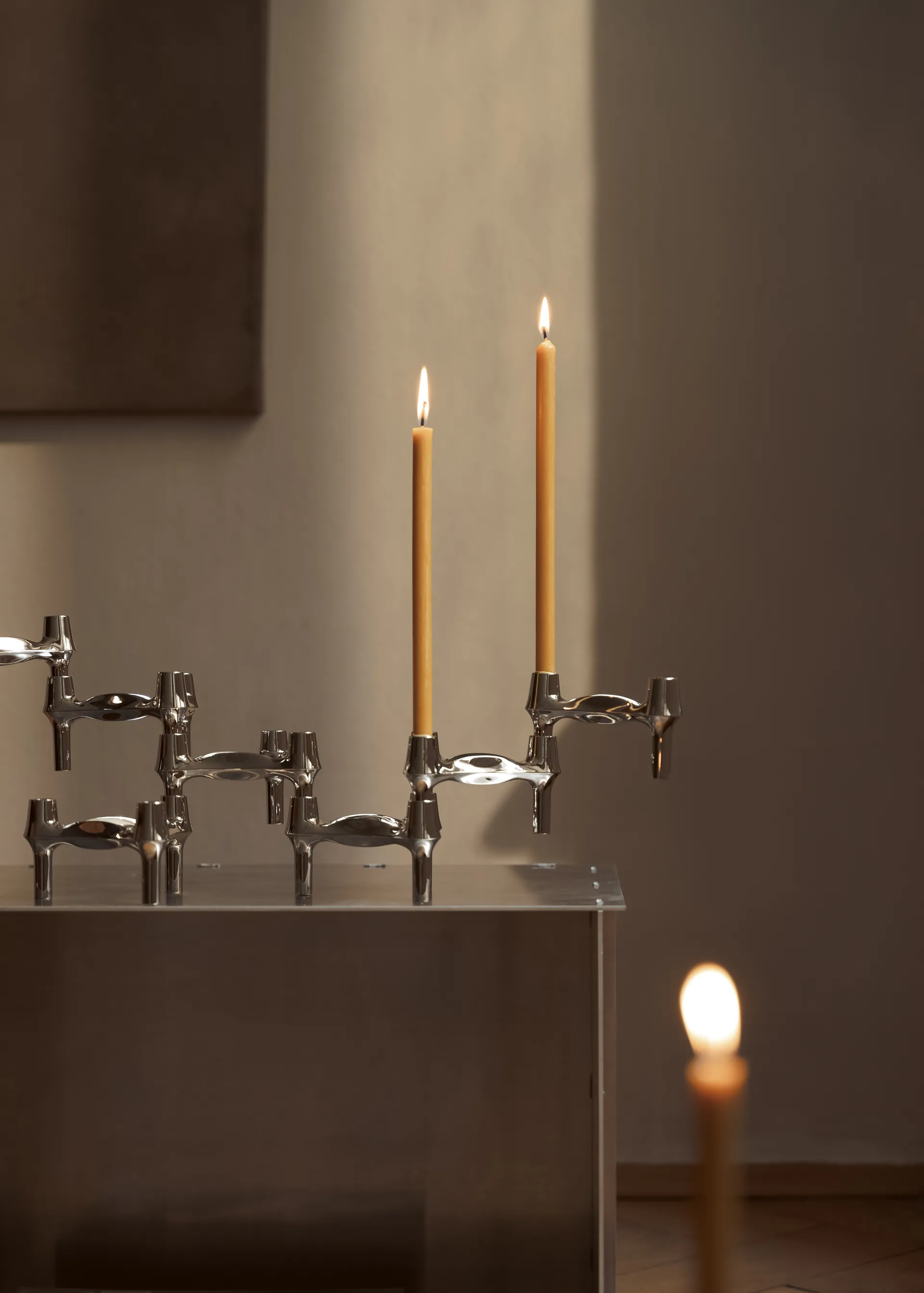 나겔 캔들 8개 세트, Golden honey STOFF Nagel