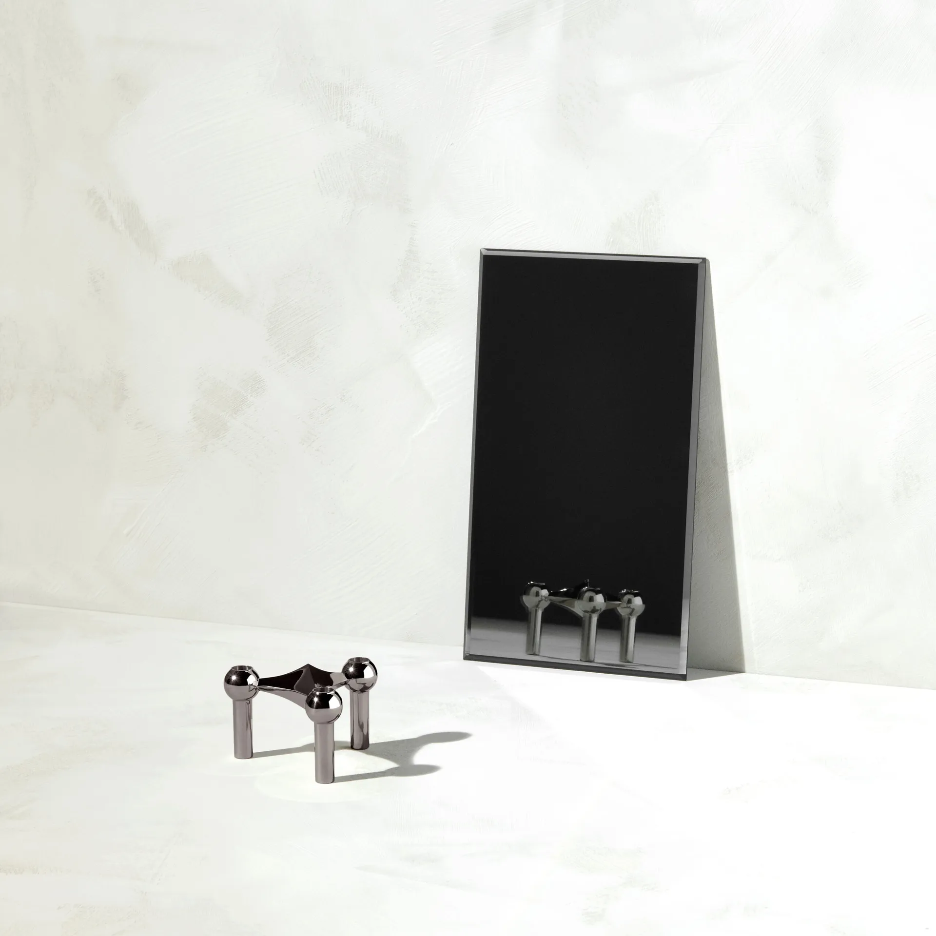 나겔 캔들 홀더, Black chrome STOFF Nagel