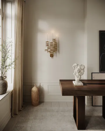 스토프 나겔 캔들 스틱 벽걸이형 - Brass - STOFF Nagel