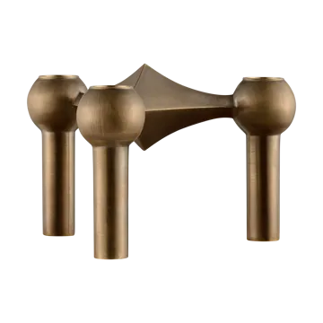 나겔 캔들 홀더 - Bronzed brass - STOFF Nagel