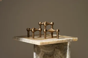 나겔 캔들 홀더 - Bronzed brass - STOFF Nagel