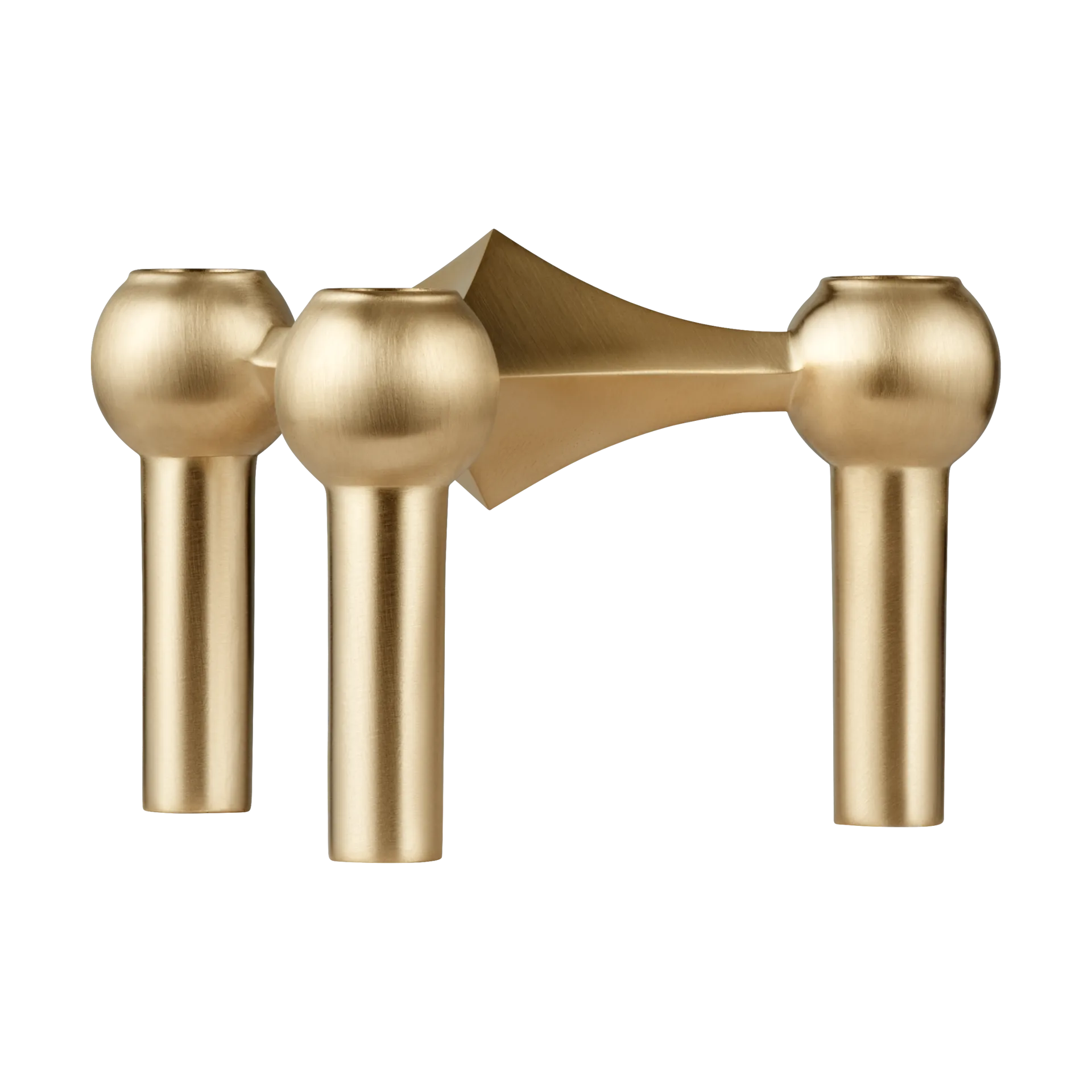 나겔 캔들 홀더, Brushed brass STOFF Nagel