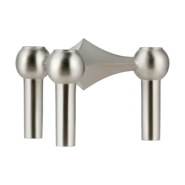나겔 캔들 홀더 - Brushed chrome - STOFF Nagel
