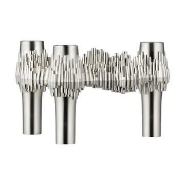 스토프 퀴스트 캔들 홀더 - Brushed chrome - STOFF Nagel