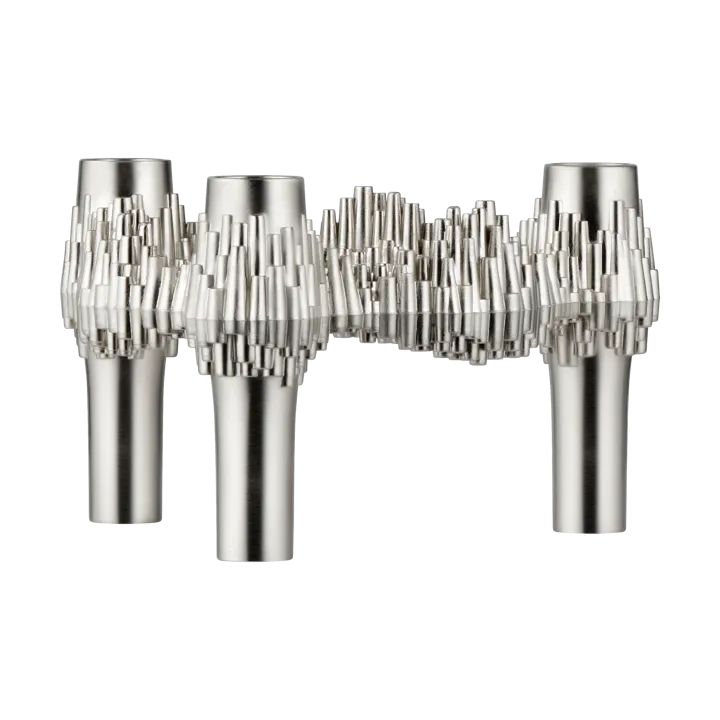 스토프 퀴스트 캔들 홀더 - Brushed chrome - STOFF Nagel