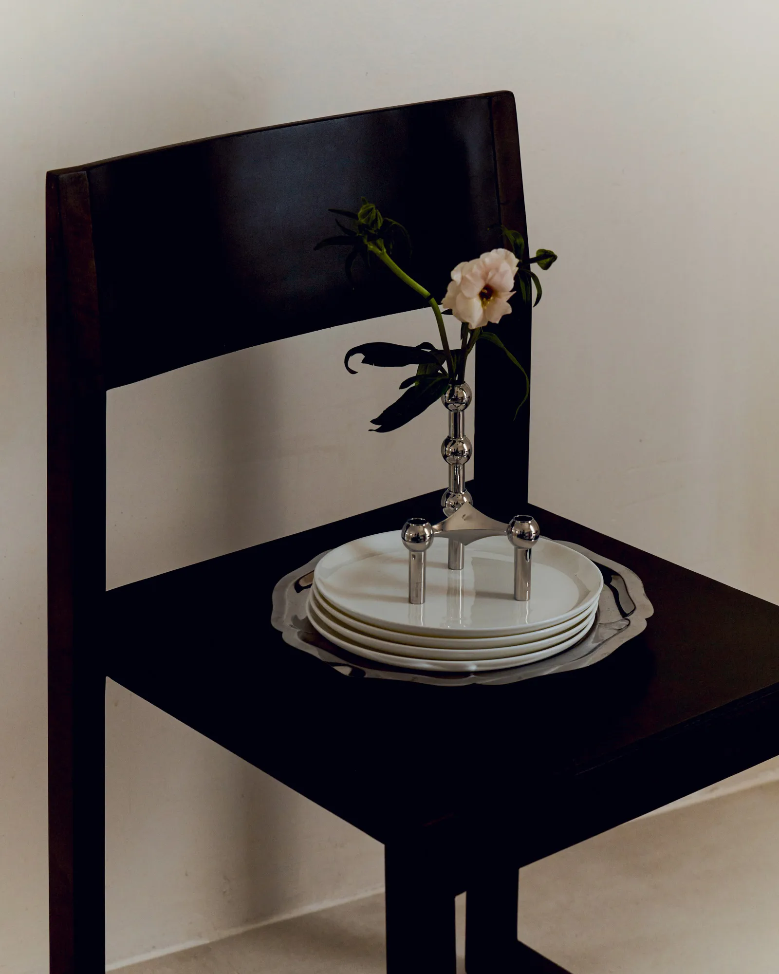 스토프 나겔 꽃병, Chrome STOFF Nagel