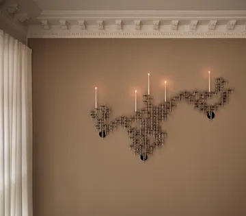 스토프 나겔 캔들 스틱 벽걸이형 - Chrome - STOFF Nagel