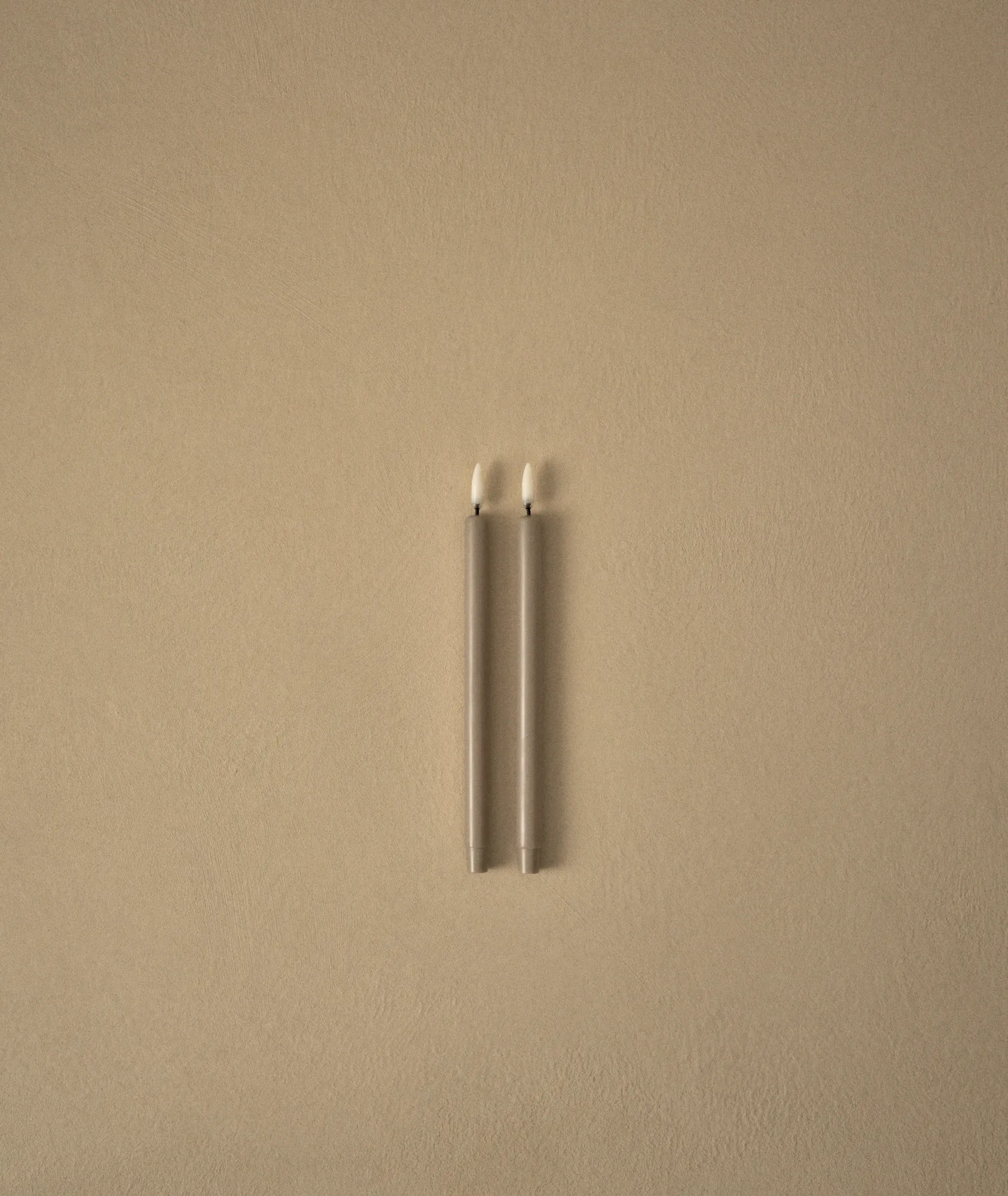 스토프 우유니 Lighing 양초형 LED 조명, 2개 세트, Sand STOFF Nagel