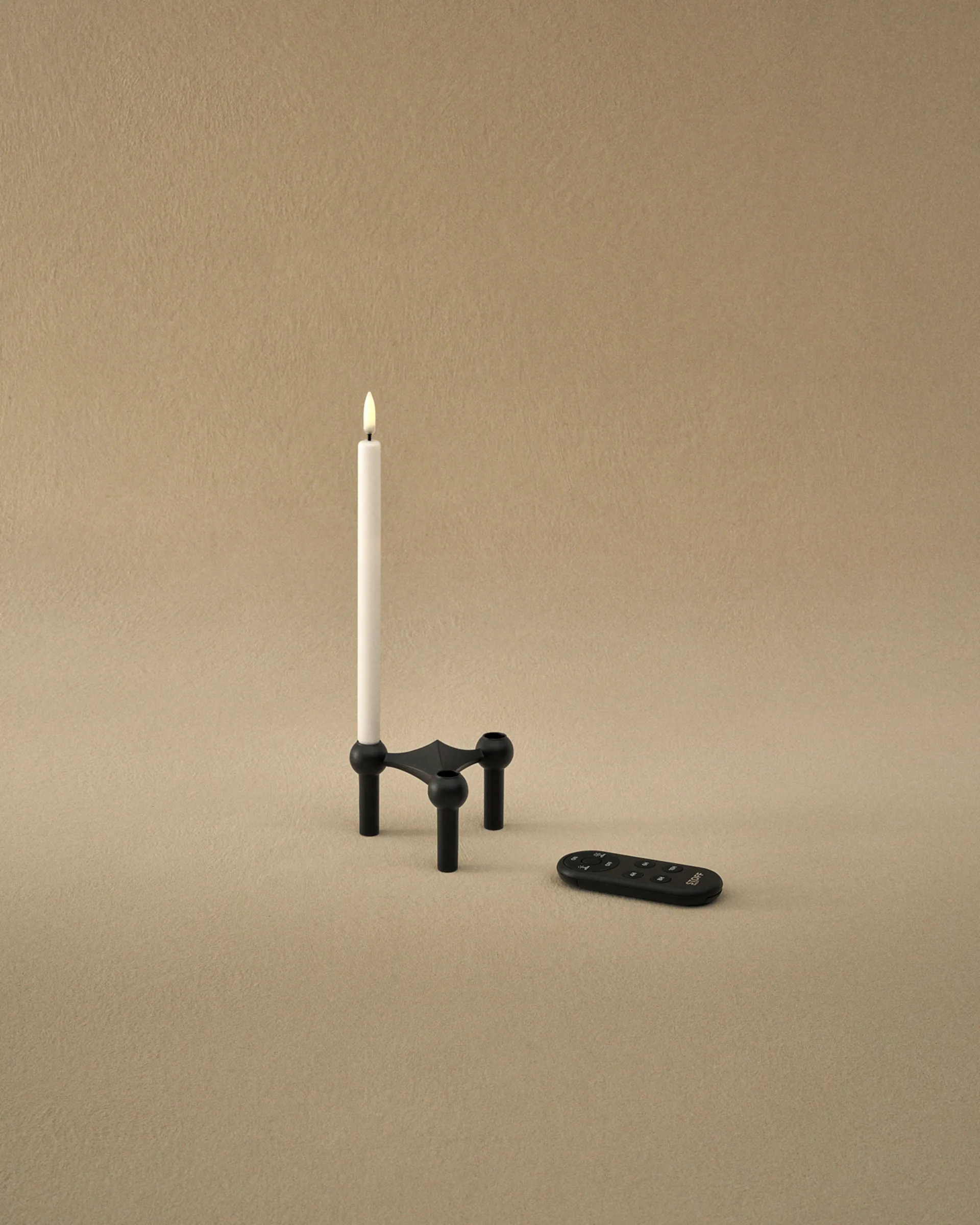 스토프 우유니 Lighing 양초형 LED 조명, 2개 세트, white STOFF Nagel