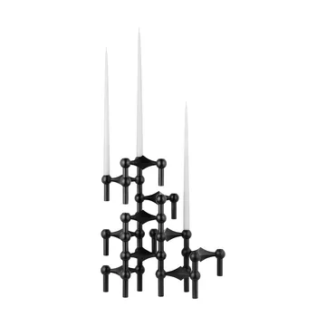 나겔 캔들 홀더 - matte black - STOFF Nagel