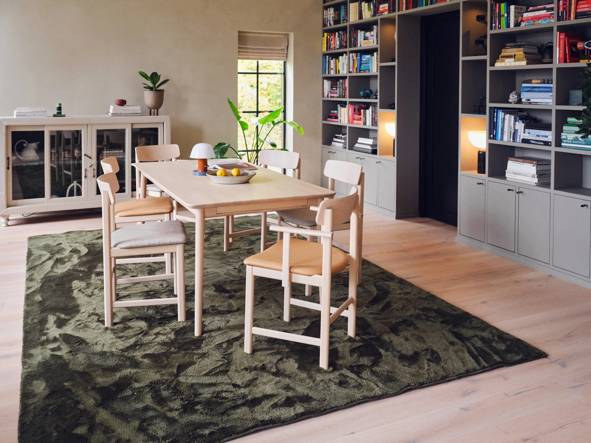 팔 암체어, Birch light matte lacquer-Elmosoft 22030 Stolab | 스톨랩