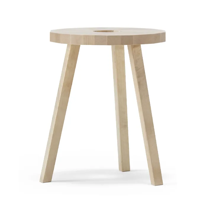 릴라 스몰란드 라운드 스툴 - Birch natural oil, Ø35x45 cm - Stolab | 스톨랩