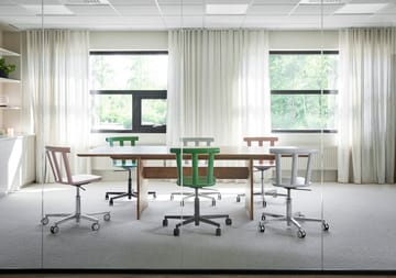 알트 체어 스위블 베이스 업홀스터드 시트 자작나무 - Hallingdal 65-103 grey/beige-white 21 - Stolab | 스톨랩