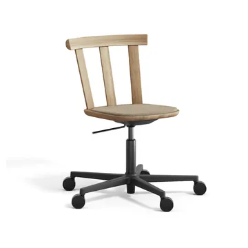 알트 체어 스위블 베이스 업홀스터드 시트 오크 - Hallingdal 65-220-natural oil - Stolab | 스톨랩