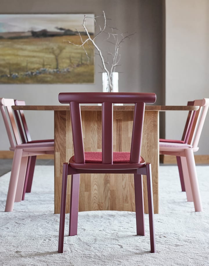 알트 체어 업홀스터드 시트 자작나무, Hallingdal 65-694 maroon-lingonberry 19 Stolab | 스톨랩
