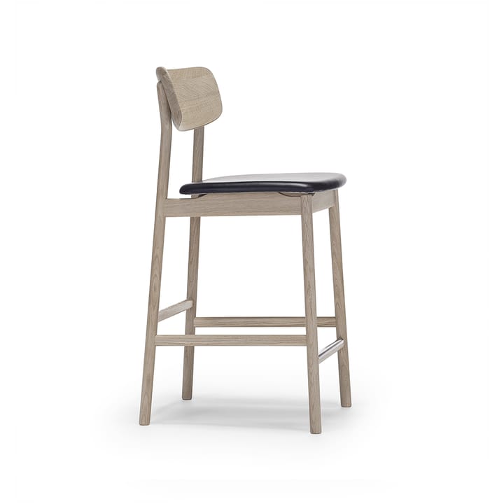 Prima Vista 바 스툴 - Elmo black and white oil oak stand - Stolab | 스톨랩