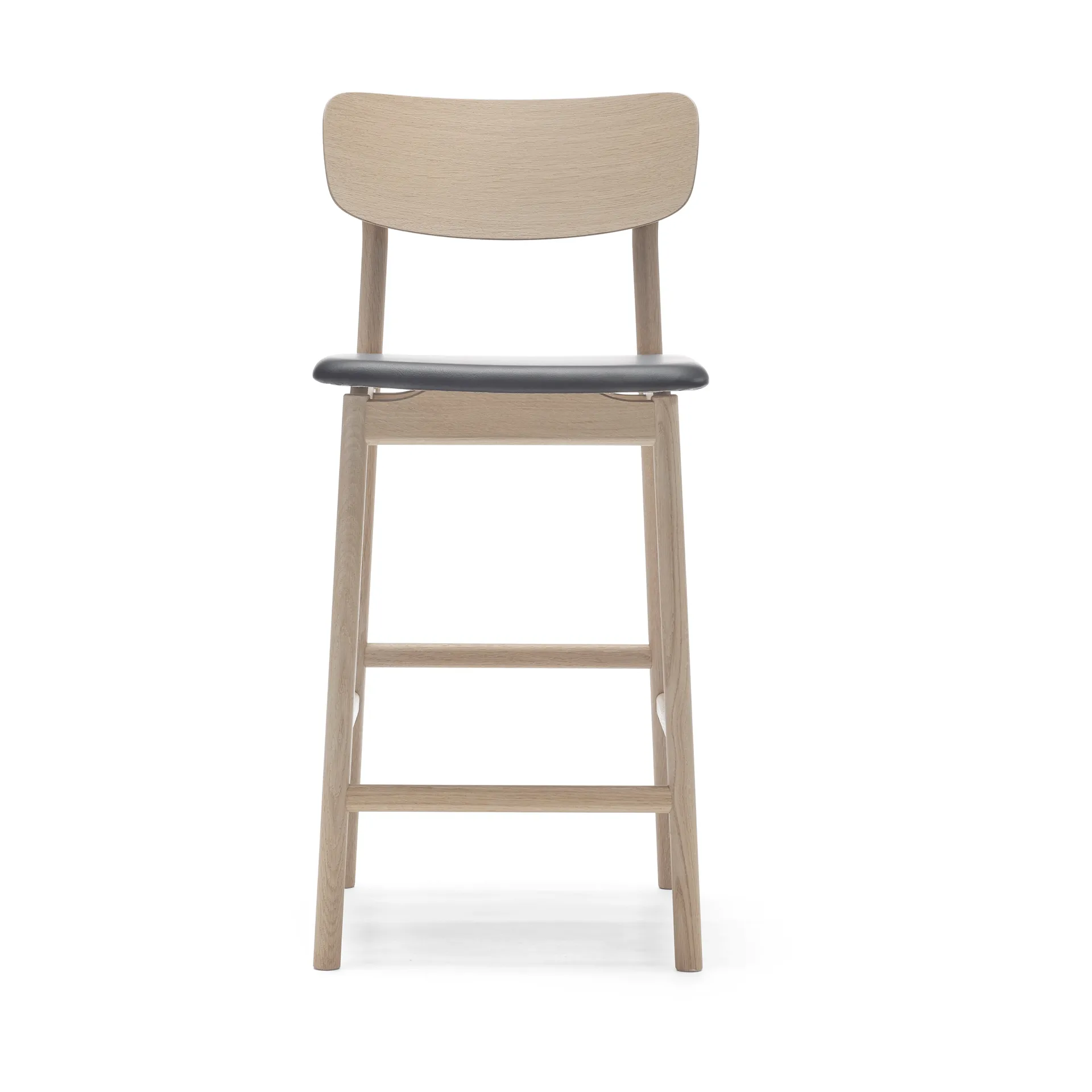Prima Vista 바 스툴, Elmosoft black and white oil oak stand Stolab | 스톨랩