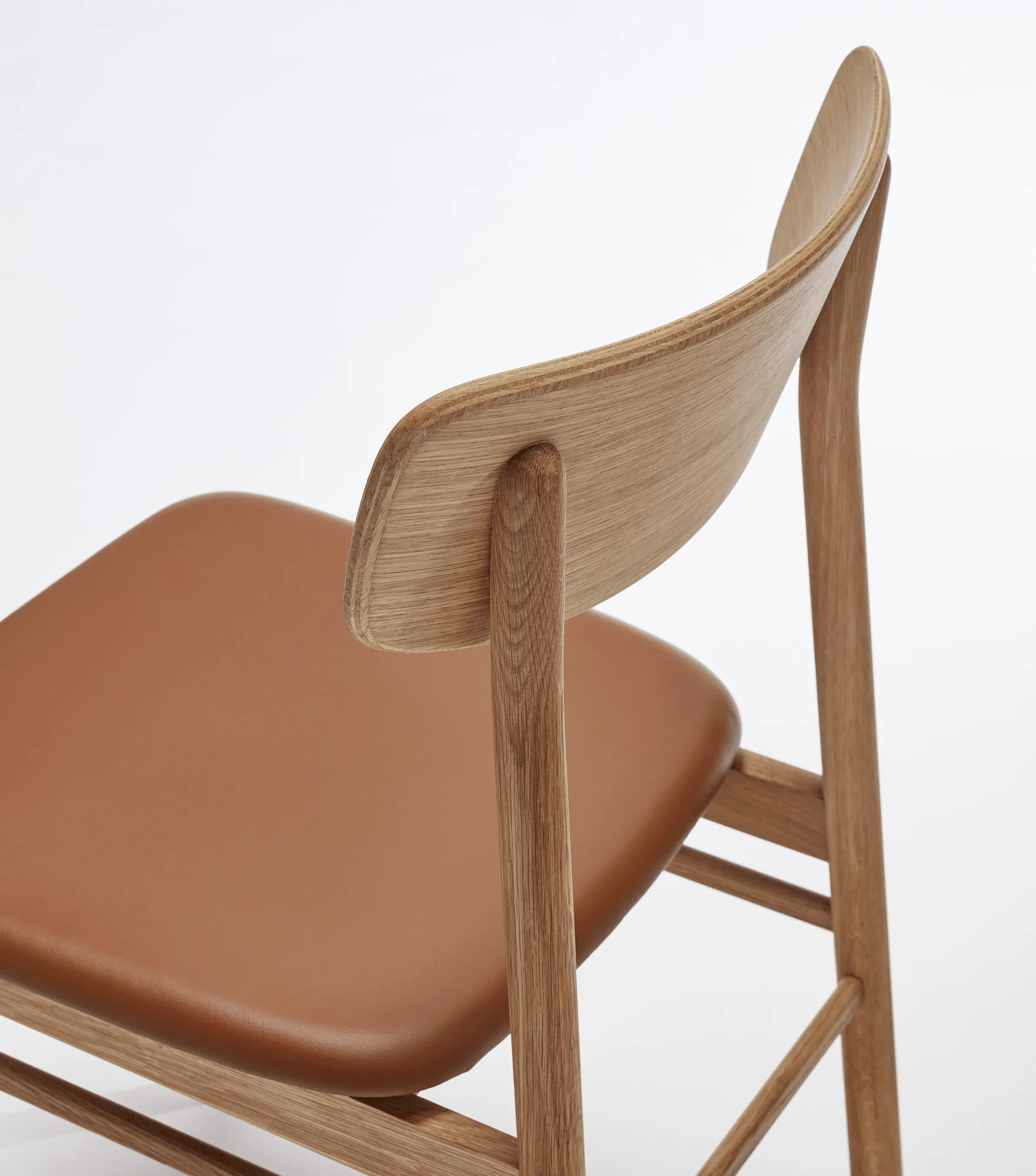 Prima Vista 체어 오일드 오크, Leather Elmosoft 43807 cognac Stolab | 스톨랩