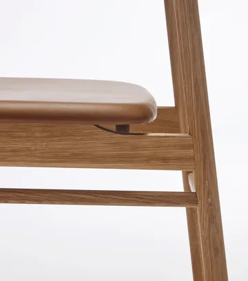 Prima Vista 체어 오일드 오크 - Leather Elmosoft 43807 cognac - Stolab | 스톨랩
