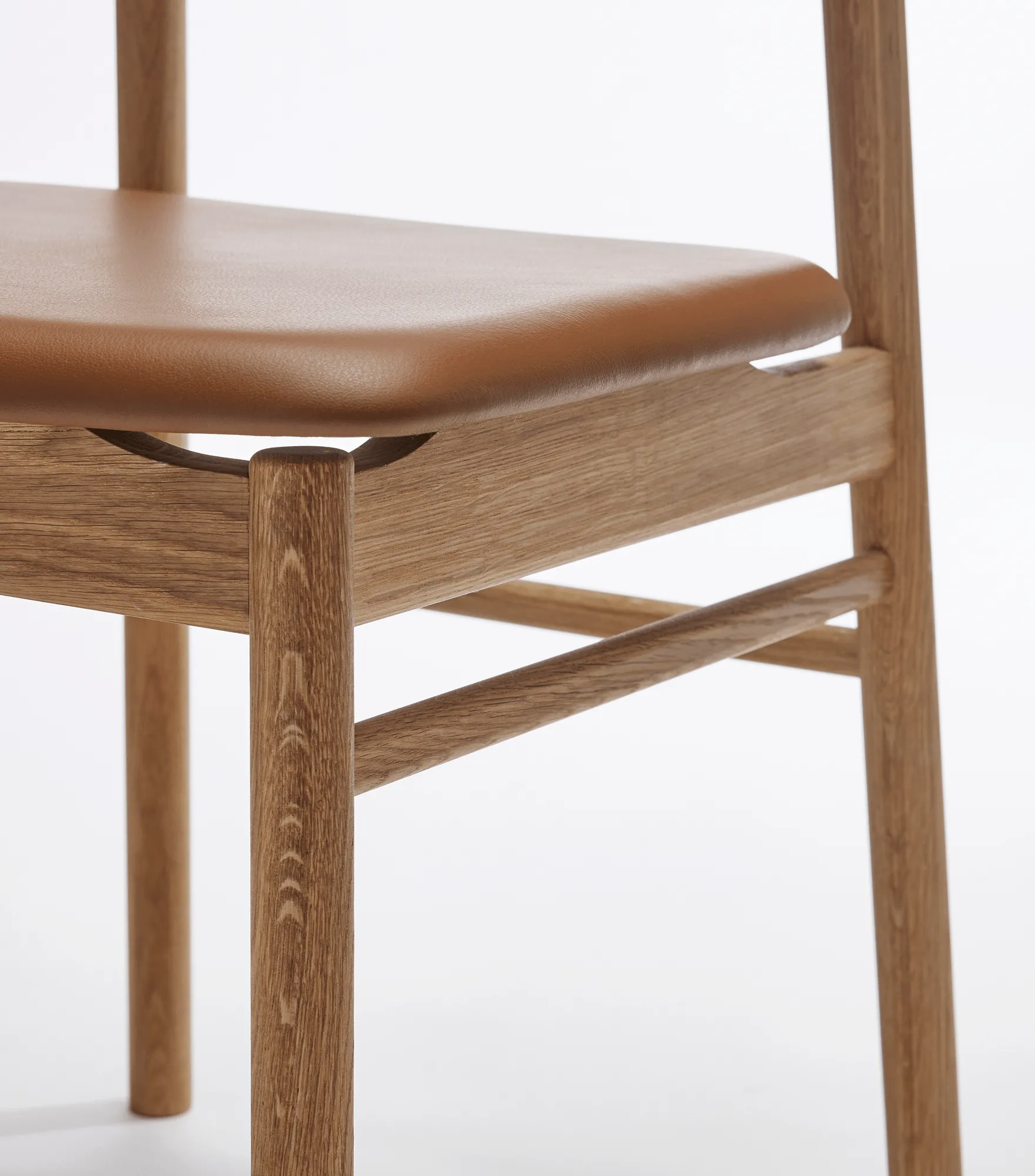 Prima Vista 체어 오일드 오크, Leather Elmosoft 43807 cognac Stolab | 스톨랩