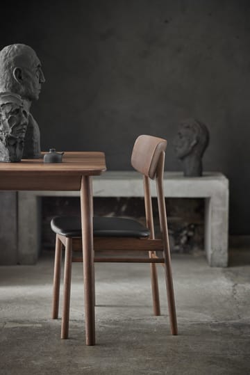 Prima Vista 체어 오크 - Smoked oak-black leather - Stolab | 스톨랩