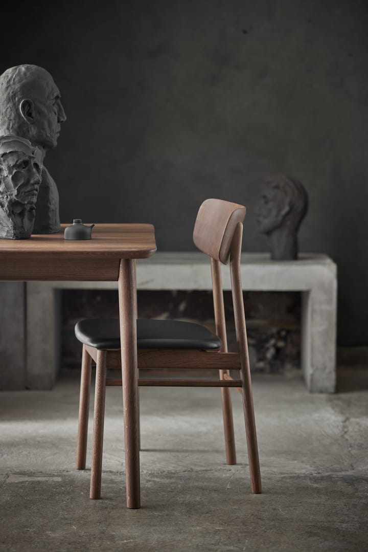 Prima Vista 체어 오크, Smoked oak-black leather Stolab | 스톨랩