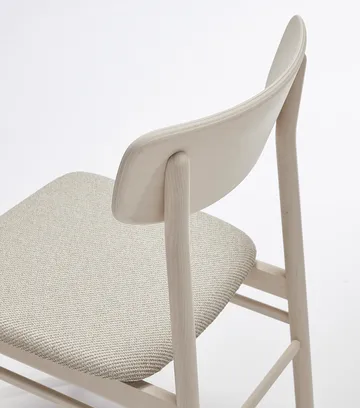 Prima Vista 체어 화이트-오일드 버치 - Textile Atto Driftwood V3576/01 grey - Stolab | 스톨랩