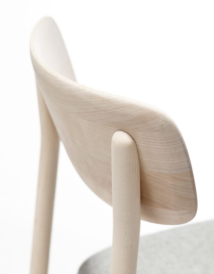 Prima Vista 체어 화이트-오일드 버치, Textile hallingdal 65-130 grey Stolab | 스톨랩