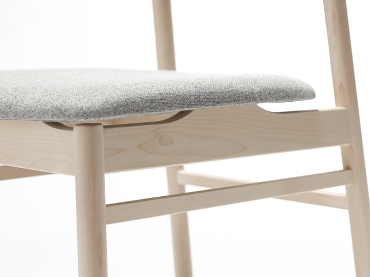Prima Vista 체어 화이트-오일드 버치, Textile hallingdal 65-130 grey Stolab | 스톨랩
