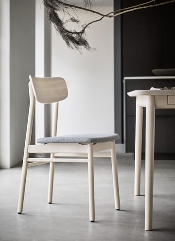 Prima Vista 체어 화이트-오일드 버치 - Textile hallingdal 65-130 grey - Stolab | 스톨랩
