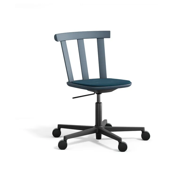 알트 체어 스위블 베이스 업홀스터드 시트 자작나무, Vidar 4, 733 blue-thunder 66 Stolab | 스톨랩