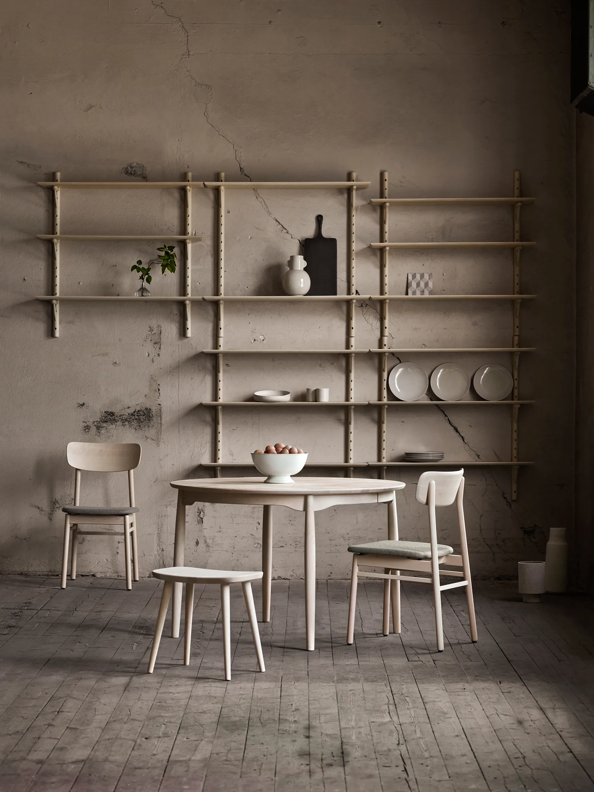 팔레 스툴, White oiled Stolab | 스톨랩