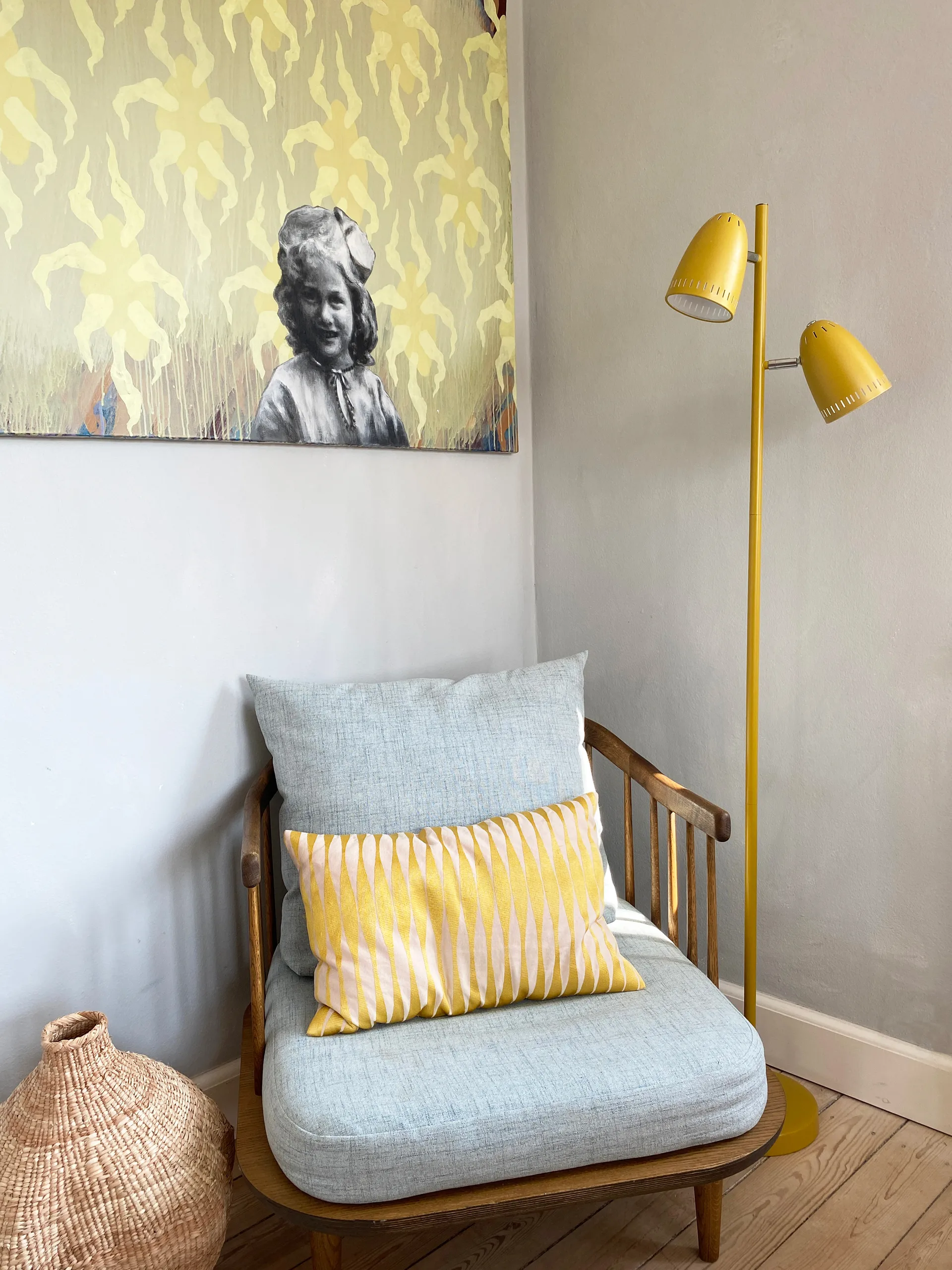 다이나모 트윈 플로어 조명, Mustard Superliving | 수퍼리빙