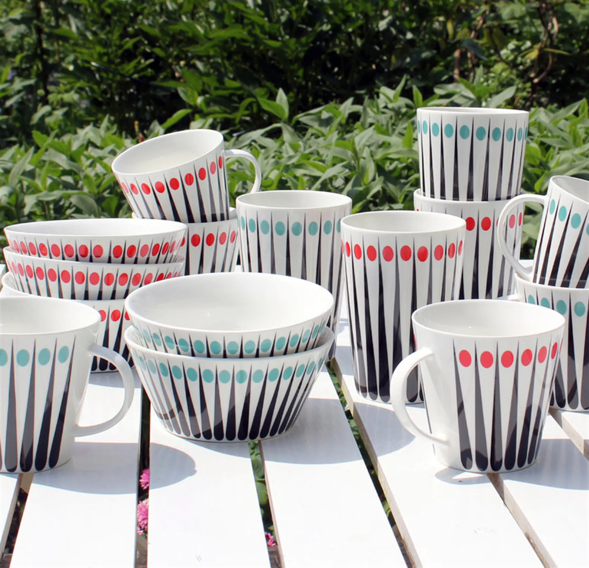 아만다 티 머그, white-aqua Superliving | 수퍼리빙