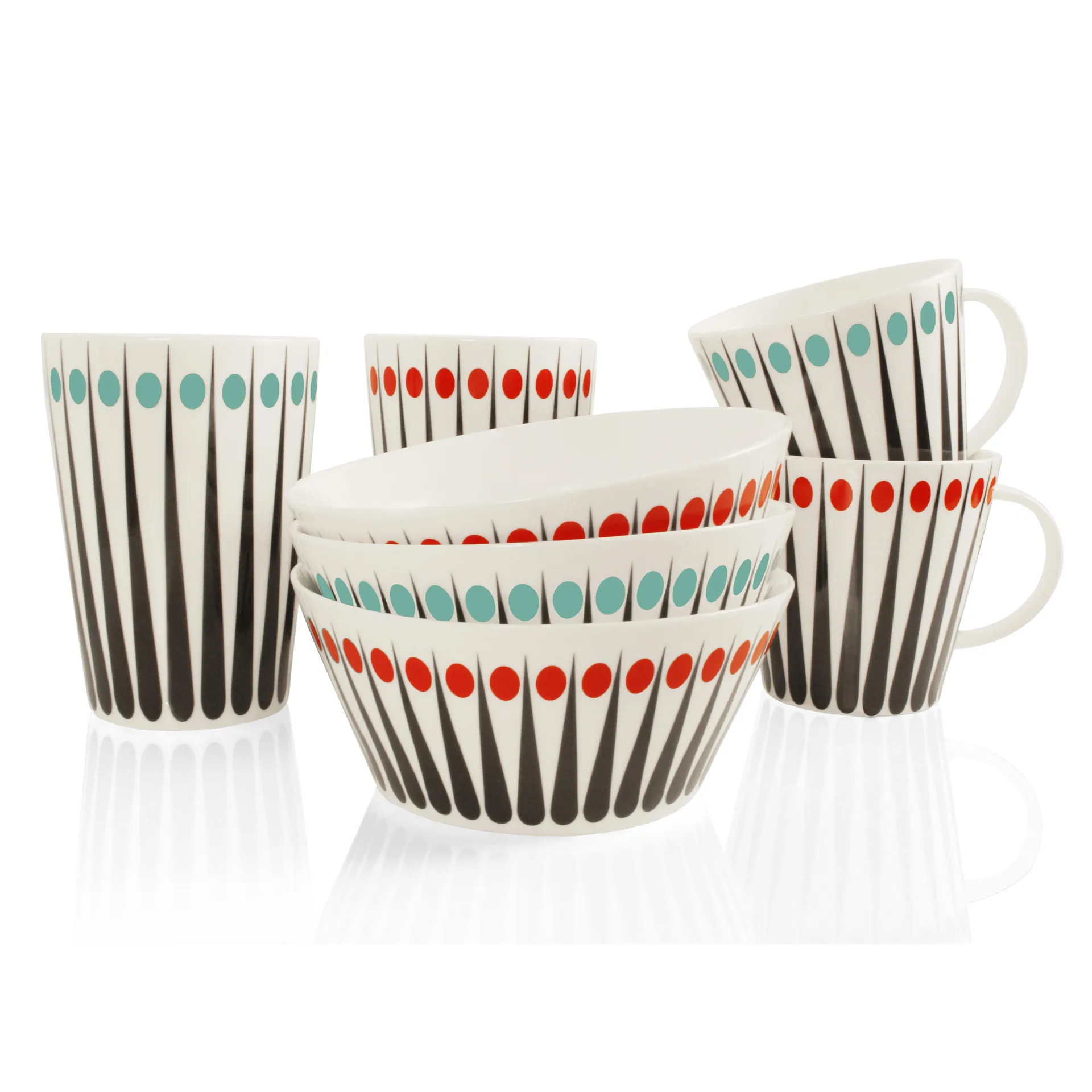 아만다 티 머그, white-aqua Superliving | 수퍼리빙