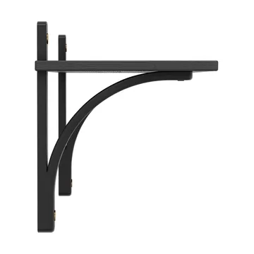 레비 선반 1단 - Black-stained ash-brass, 90 cm - Swedese | 스웨데제