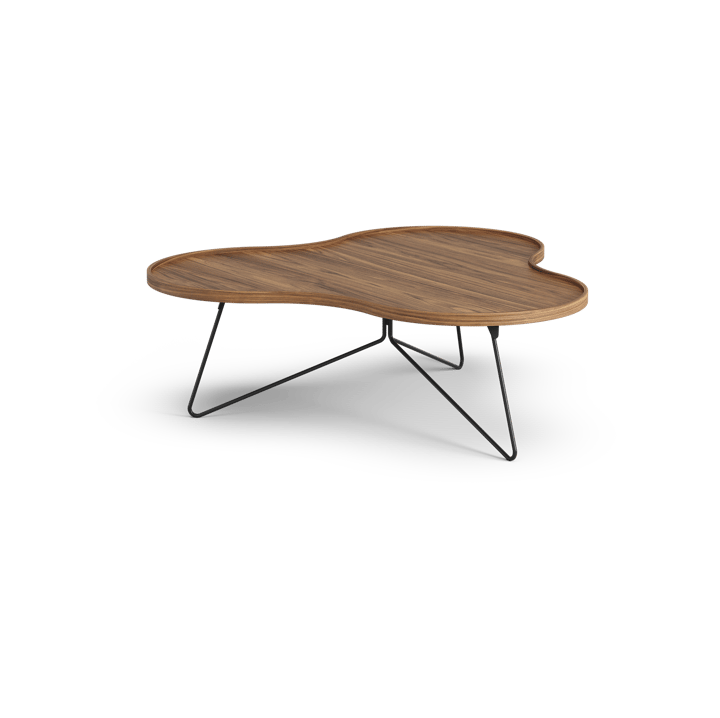 플라워 모노 테이블 스페셜 에디션 107x114 cm, H39 cm-lacquered walnut-black lacquered steel Swedese | 스웨데제