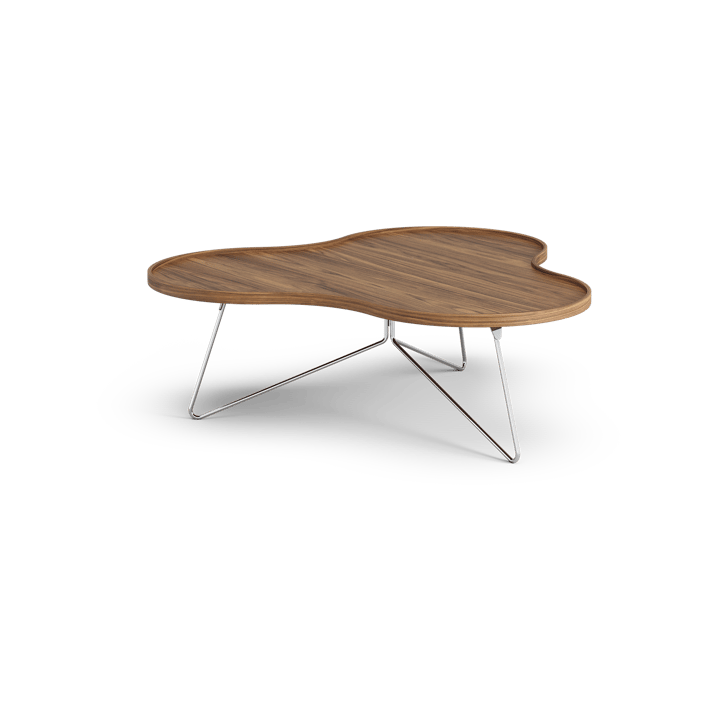 플라워 모노 테이블 스페셜 에디션 107x114 cm, H39 cm-lacquered walnut-chromed steel Swedese | 스웨데제
