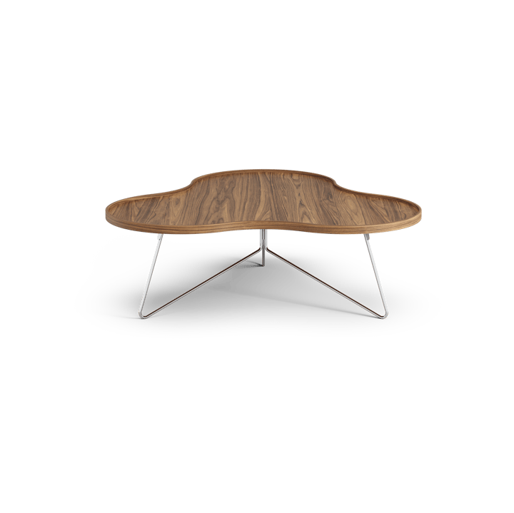 플라워 모노 테이블 스페셜 에디션 107x114 cm, H39 cm-lacquered walnut-chromed steel Swedese | 스웨데제