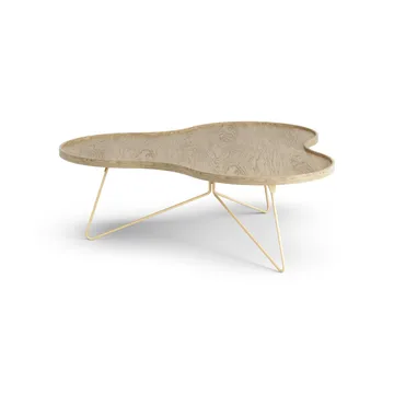 플라워 모노 테이블 107x114 cm - H39 cm Oak laquered - Swedese | 스웨데제