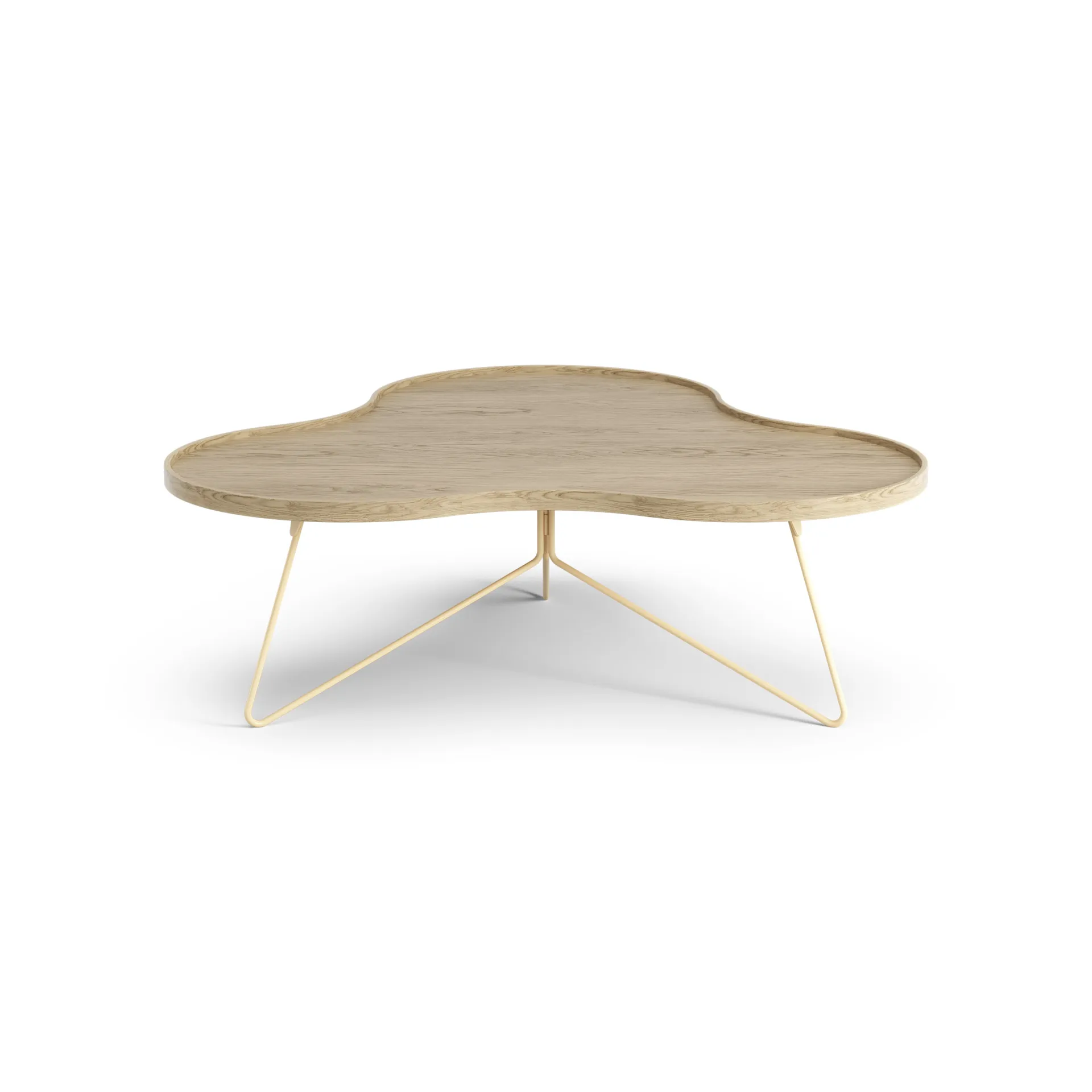 플라워 모노 테이블 107x114 cm, H39 cm Oak laquered Swedese | 스웨데제