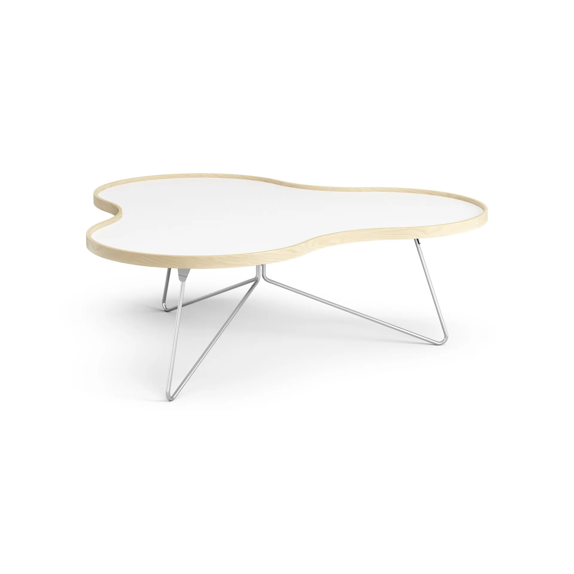 플라워 테이블 107x114 cm, H39 cm 자작나무 도장   Swedese | 스웨데제