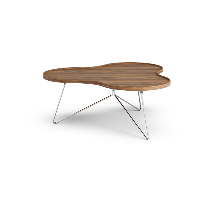 플라워 모노 테이블 스��페셜 에디션 107x114 cm, H45 cm-lacquered walnut-chromed steel Swedese | 스웨데제