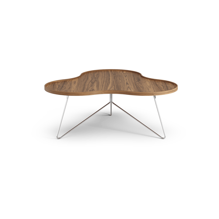 플라워 모노 테이블 스페셜 에디션 107x114 cm, H45 cm-lacquered walnut-chromed steel Swedese | 스웨데제