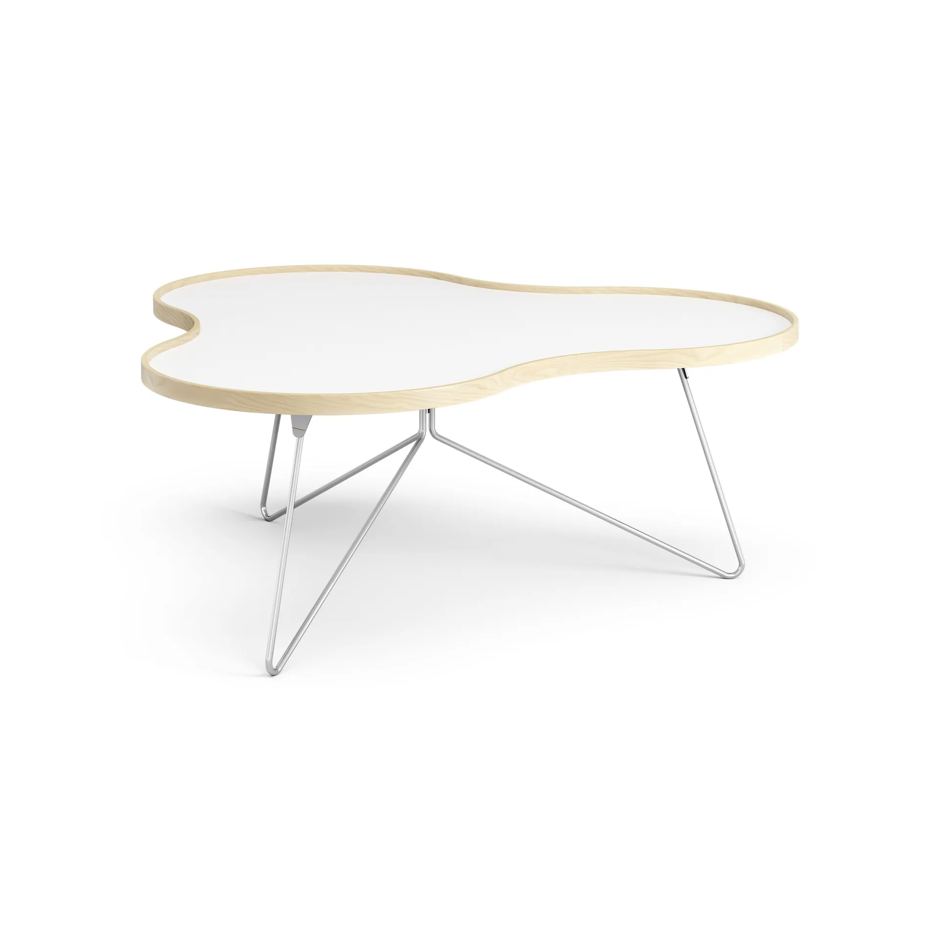 플라워 테이블 107x114 cm, H45 cm 자작나무 도장   Swedese | 스웨데제