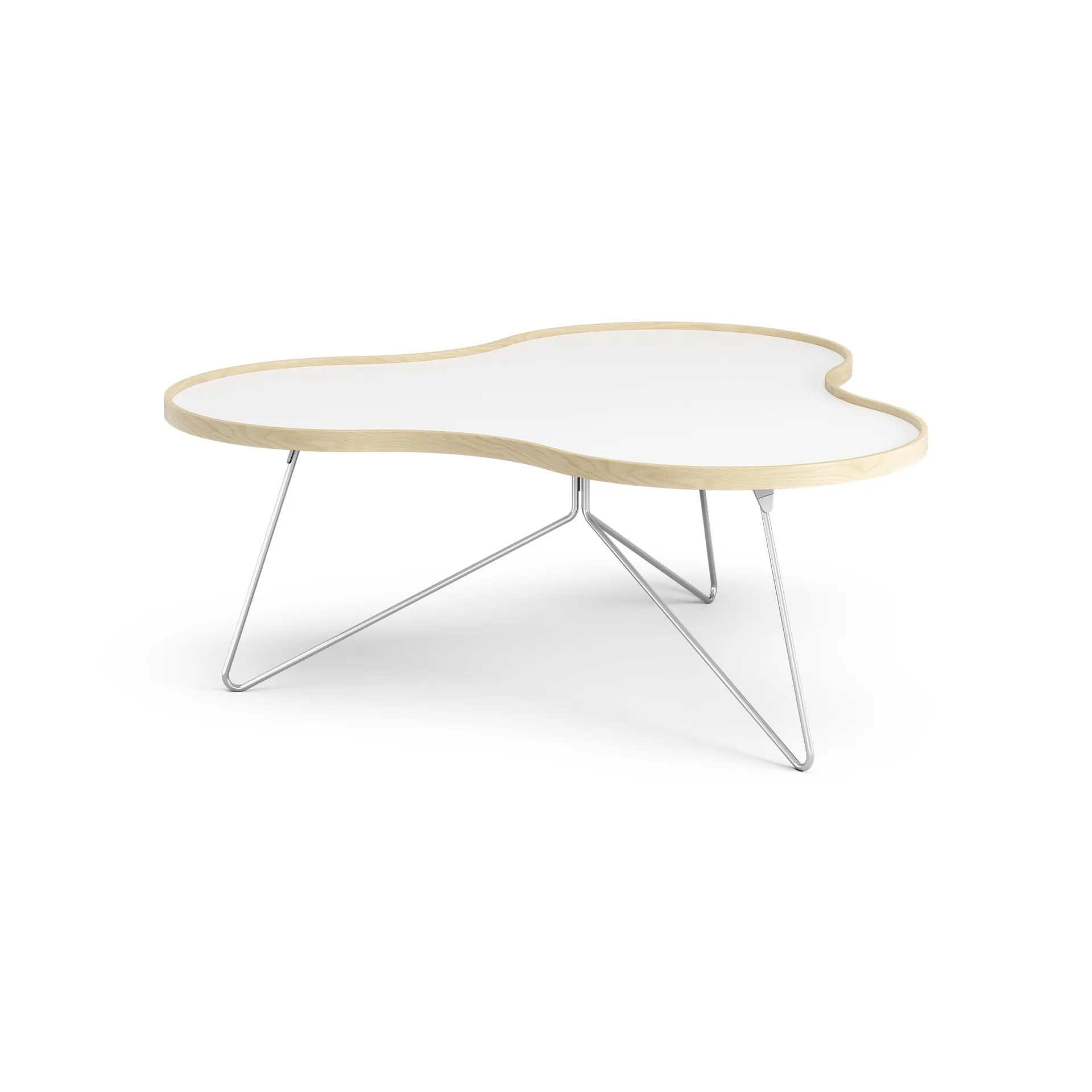 플라워 테이블 107x114 cm, H45 cm 자작나무 도장   Swedese | 스웨데제